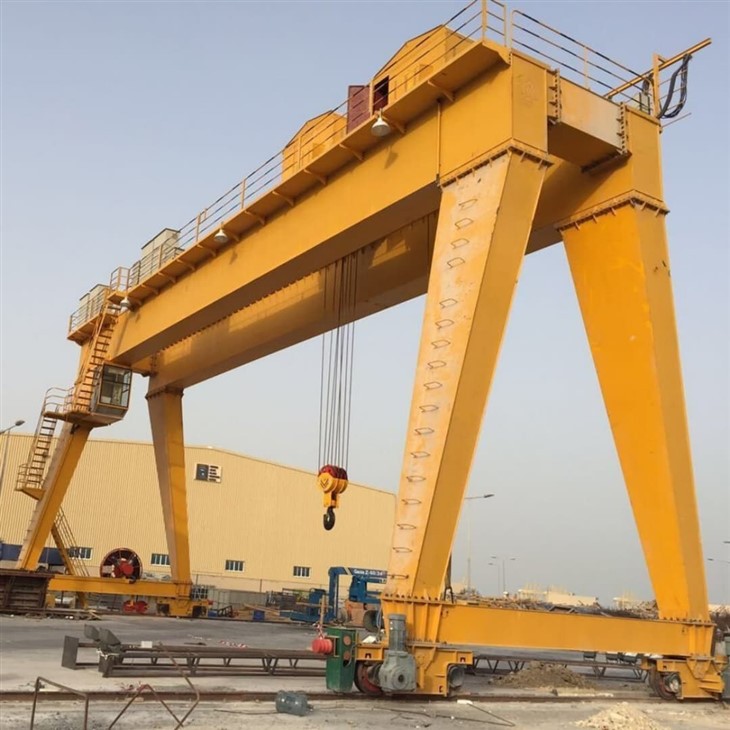 Steel Wheel Double Beam Gantry Crane 20 Ton